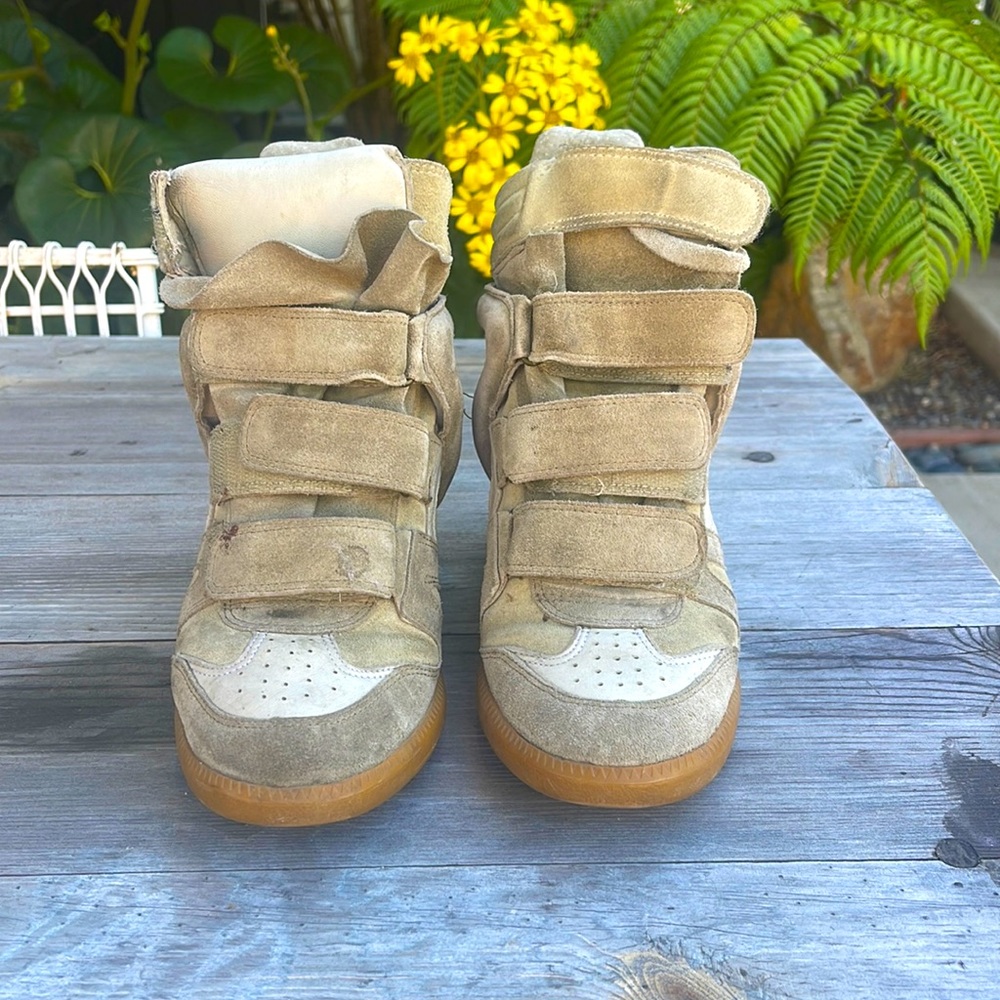Isabel Marant BEKETT LEATHER SNEAKERS